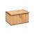 Set 3 cutii dreptunghiulare 5Five din bambus, marimi S-M-L, 32x25x16 cm, natur Household NewTrend