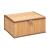 Set 3 cutii dreptunghiulare 5Five din bambus, marimi S-M-L, 32x25x16 cm, natur Household NewTrend