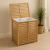 Cos rufe 5Five Sicela din bambus, 2 compartimente, capacitate 100L, 58x40x60 cm, natur Household NewTrend