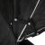 Tricicleta 3in1 105x52x94 cm, sezut rotativ 360°, roti fara aer, copertina reglabila, negru Household NewTrend