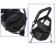 Tricicleta 3in1 105x52x94 cm, sezut rotativ 360°, roti fara aer, copertina reglabila, negru Household NewTrend
