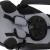 Tricicleta 3in1 105x52x94 cm, sezut rotativ 360°, roti fara aer, copertina reglabila, negru Household NewTrend
