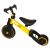 Tricicleta 3in1 Mini 67x47x51 cm, transformabila in bicicleta fara pedale, reglabila, roti din spuma, galben Household NewTrend