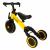 Tricicleta 3in1 Mini 67x47x51 cm, transformabila in bicicleta fara pedale, reglabila, roti din spuma, galben Household NewTrend