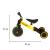Tricicleta 3in1 Mini 67x47x51 cm, transformabila in bicicleta fara pedale, reglabila, roti din spuma, galben Household NewTrend