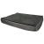 Pat ortopedic pentru caini, dreptunghiular, husa detasabila, 90x70x10 cm, gri inchis Household NewTrend