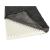 Pat ortopedic pentru caini, dreptunghiular, husa detasabila, 90x70x10 cm, gri inchis Household NewTrend