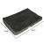 Pat ortopedic pentru caini, dreptunghiular, husa detasabila, 90x70x10 cm, gri inchis Household NewTrend