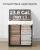 SONGMICS Cos rufe cu capac, ratan sintetic si sac detasabil, 90 L, 46x33x60 cm, gri Household NewTrend