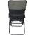 Scaun de gradina cu perna, reglaj pe pozitii, cadru metalic pliabil, 57x83x106 cm, gri Household NewTrend