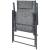 Set 2 scaune reglabile de gradina cu tetiera, textilene si cadru metalic, 57x68x106 cm, gri Household NewTrend