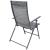 Set 2 scaune reglabile de gradina cu tetiera, textilene si cadru metalic, 57x68x106 cm, gri Household NewTrend