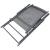Set 2 scaune reglabile de gradina cu tetiera, textilene si cadru metalic, 57x68x106 cm, gri Household NewTrend