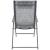 Set 2 scaune reglabile de gradina cu tetiera, textilene si cadru metalic, 57x68x106 cm, gri Household NewTrend