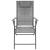 Set 2 scaune reglabile de gradina cu tetiera, textilene si cadru metalic, 57x68x106 cm, gri Household NewTrend