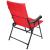 Scaun pliabil de gradina cu perna, structura metalica, 59x66x90 cm, rosu Household NewTrend