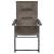 Scaun pliabil de gradina cu perna, structura metalica, 59x66x90 cm, maro Household NewTrend
