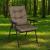 Scaun pliabil de gradina cu perna, structura metalica, 59x66x90 cm, maro Household NewTrend