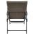 Scaun pliabil de gradina cu perna, structura metalica, 59x66x90 cm, maro Household NewTrend