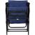 Scaun pliabil de gradina cu perna, structura metalica, 59x66x90 cm, albastru Household NewTrend