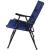 Scaun pliabil de gradina cu perna, structura metalica, 59x66x90 cm, albastru Household NewTrend