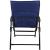 Scaun pliabil de gradina cu perna, structura metalica, 59x66x90 cm, albastru Household NewTrend