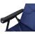 Scaun pliabil de gradina cu perna, structura metalica, 59x66x90 cm, albastru Household NewTrend