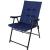 Scaun pliabil de gradina cu perna, structura metalica, 59x66x90 cm, albastru Household NewTrend