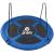 Leagan tip cuib, diametru XXL 110 cm, inaltime reglabila, maxim 150 kg, albastru Household NewTrend