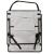 Sezlong de plaja pliabil, spatar cu cadru metalic, reglabil, 150x47 cm, gri Household NewTrend