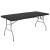 Set masa pliabila cu 2 banci, 180 cm, negru, HDPE si cadru metalic anticoroziv Household NewTrend