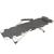 Sezlong pliabil cu perna si suport picioare reglabil, 176x66x92 cm, gri Household NewTrend