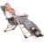 Sezlong pliabil cu perna si suport picioare reglabil, 176x66x92 cm, gri Household NewTrend