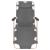 Sezlong pliabil cu perna si suport picioare reglabil, 176x66x92 cm, gri Household NewTrend
