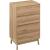Noptiera Abana cu 4 sertare, PAL si MDF, 60x40x107 cm, bej Household NewTrend