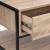 Masuta cafea 5Five Aliaj cu design rectangular, finisaj stejar, 100x40x50 cm, bej Household NewTrend
