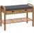 Banca suport pantofi 5Five cu 2 sertare, bambus, 74x34x55 cm, bej Household NewTrend