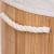 Cos rufe rotund 5Five Bambou cu capac, bambus, 48 litri, 35x50 cm, natur Household NewTrend
