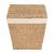 Cos rufe 5Five din trestie impletita, cadru metalic, 40 litri, 37x22x55 cm, maro Household NewTrend
