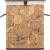 Cos rufe 5Five Blackflora, bambus, 60 litri, 42x31x51 cm, natur Household NewTrend