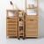 Etajera mobila cu 3 niveluri 5Five Bambou, din bambus, 36x15x74 cm, bej Household NewTrend