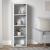 Biblioteca 5Five Mix n&apos;Modul cu 4 compartimente, 35x32x134 cm, alb Household NewTrend