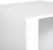 Biblioteca 5Five Mix n&apos;Modul cu 4 compartimente, 35x32x134 cm, alb Household NewTrend