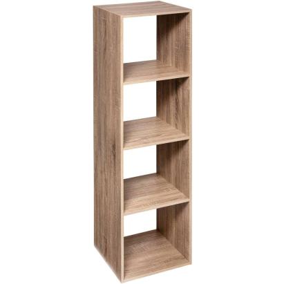 Biblioteca 5Five Mix n&apos;Modul cu 4 compartimente, 35x32x134 cm, bej Household NewTrend