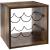 Suport sticle vin 5Five Mix n&apos;Modul stil industrial, PAL, 31x31x31 cm, maro Household NewTrend
