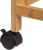 Carucior 5Five Blackwood cu 3 niveluri, bambus si MDF, 41x22x83 cm, natur si negru Household NewTrend