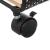 Etajera 5Five cu 2 compartimente, MDF si metal, 43x28x52 cm, negru Household NewTrend