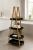 Etajera cu 3 rafturi 5Five Natureo, MDF si bambus, 30x18x82 cm, negru Household NewTrend