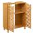 Dulap baie 5Five Sicela pentru lavoar, cu usi si rafturi, bambus si MDF, 60x28x80 cm, natur Household NewTrend