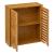 Dulap suspendat 5Five Sicela cu usa si rafturi, bambus si MDF, 52x20x59 cm, natur Household NewTrend